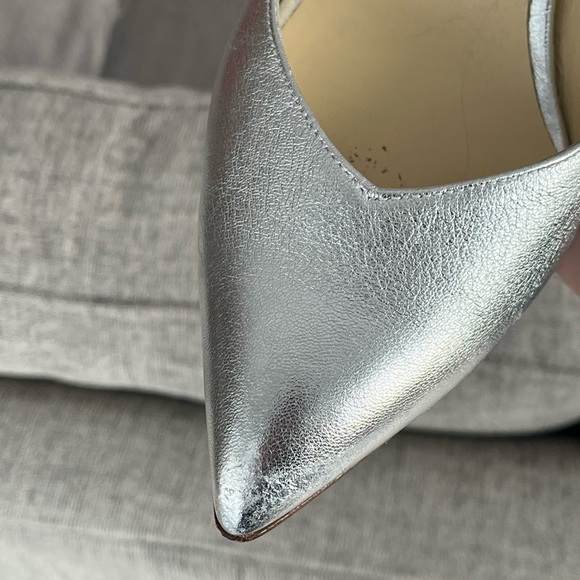 Sarah Flint silver slingback heels - Picture 6 of 7